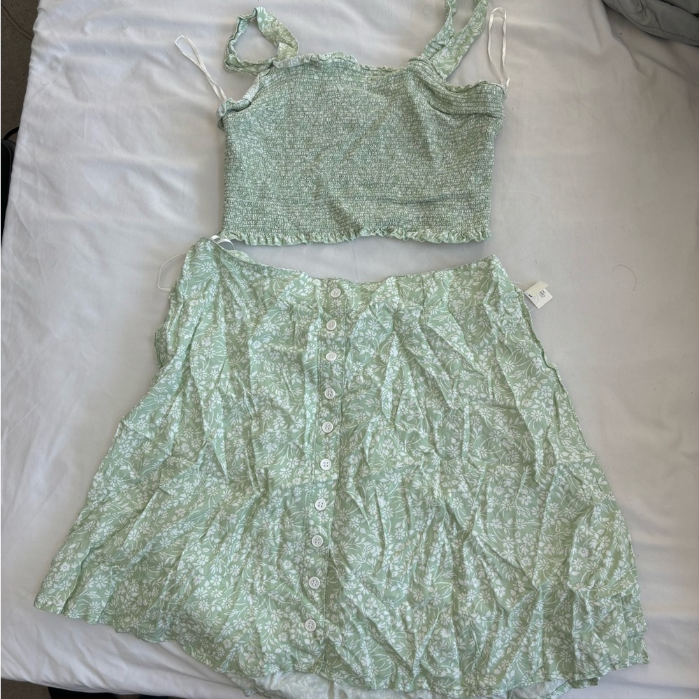 Green 2 piece set - M